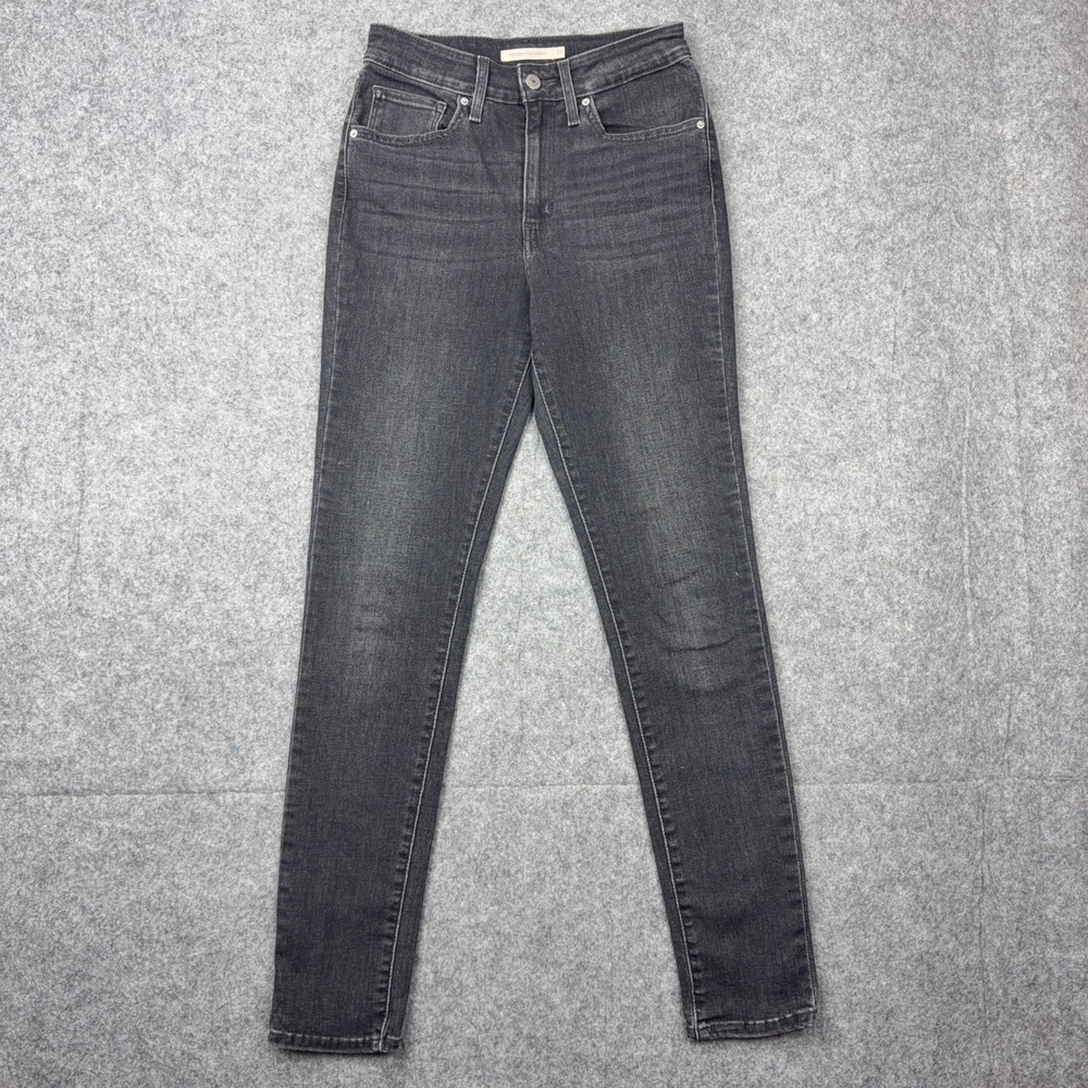 Levi's‎ Jeans Womens 27x29 Black 721 High Rise Skinny Stretch Casual Denim Pants